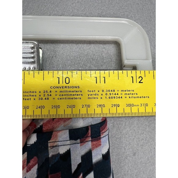 Sweaty Betty Leggings 7/8 Length Rapid Run Blue Spliced Mirage Print Size 6 - Picture 6 of 16